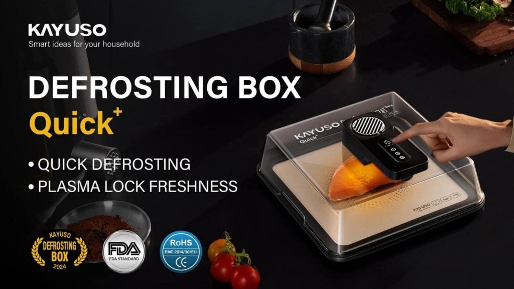 KAYUSO Quick Defrosting Box:Rapid Restore to Freshest Flavor
